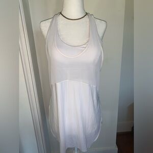 White Lululemon Sheer Tank Top